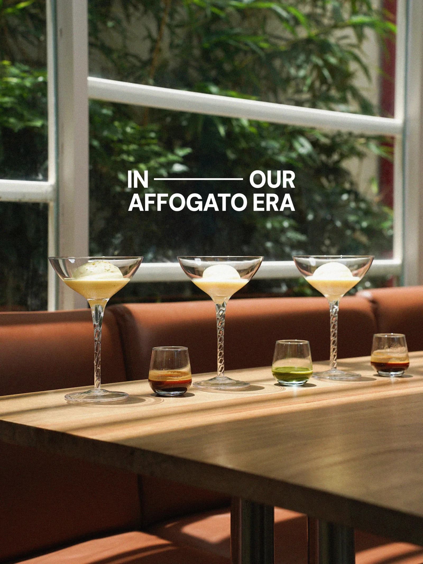 Pistachio Affogato (Tasting Flight)