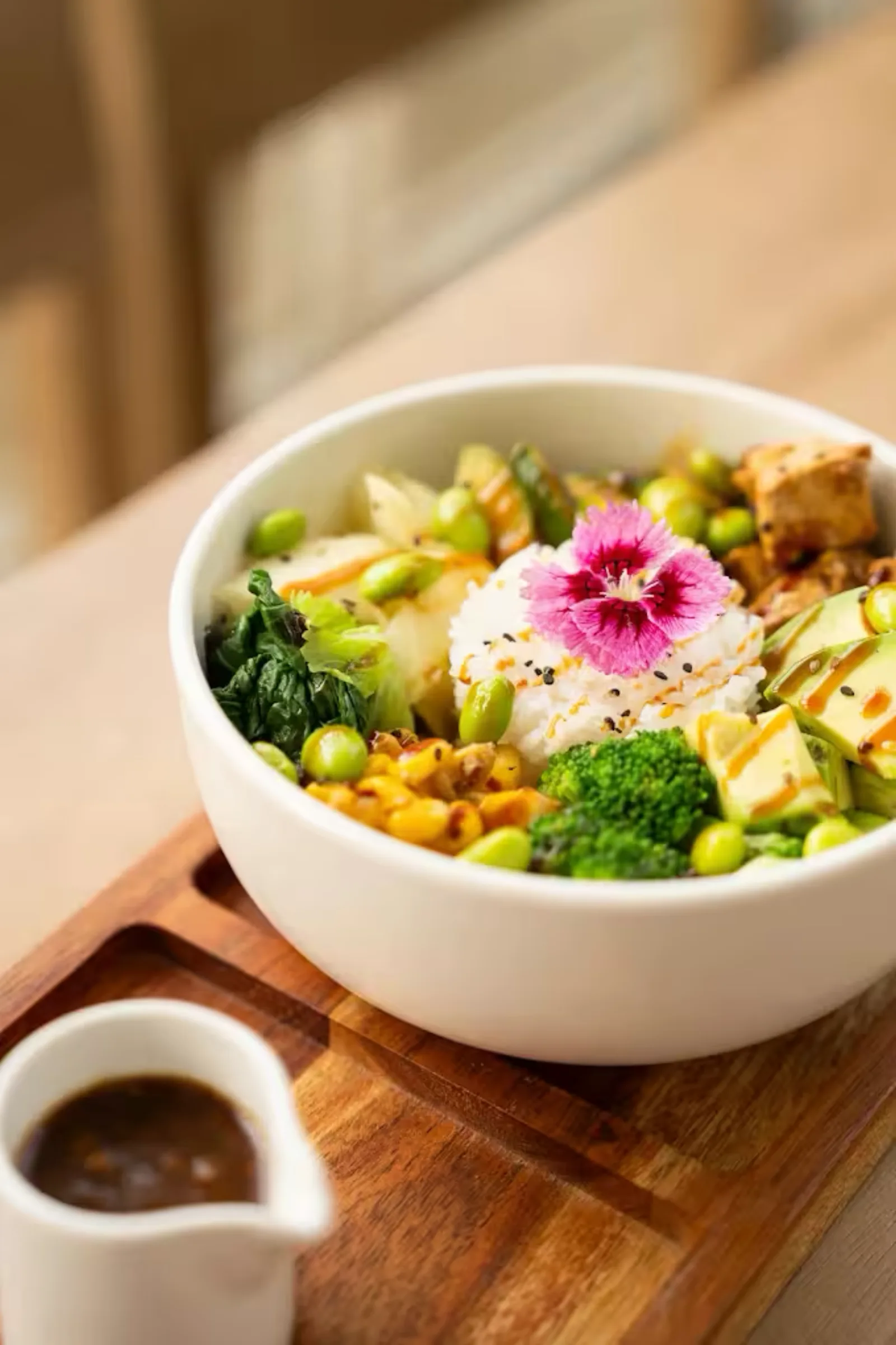 Honey Chilli Paneer Poke Bowl